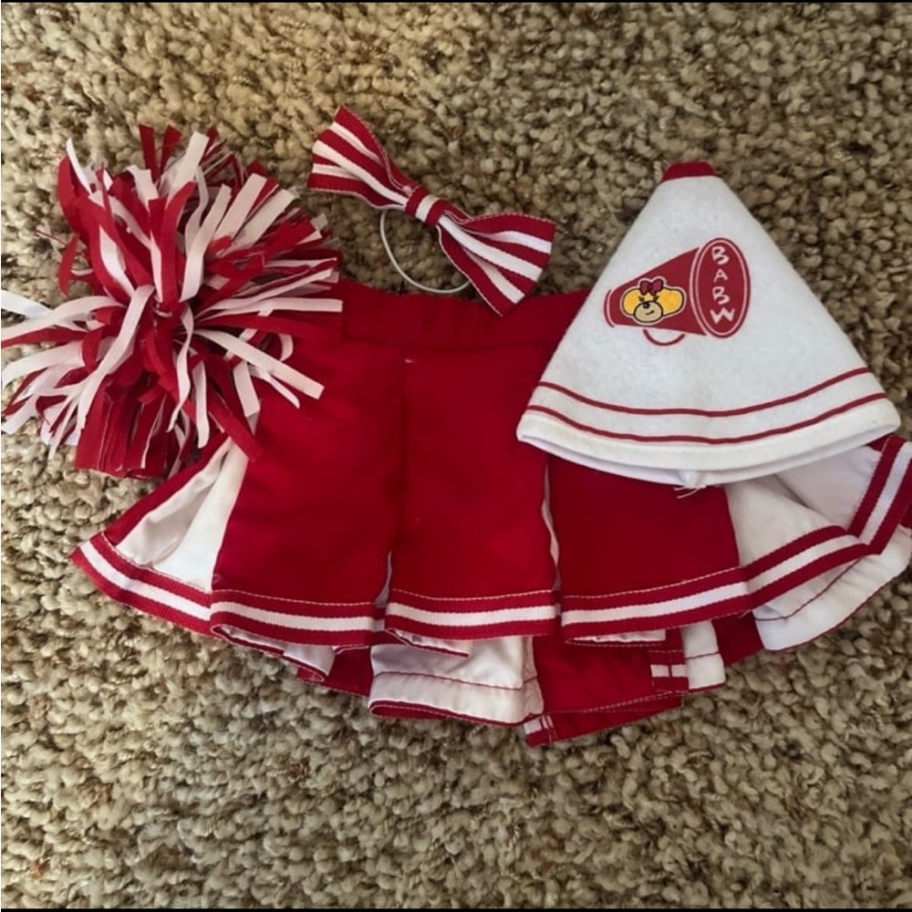 BABW Build-A-Bear Workshop Cheerleader Outfit Vintage Accessory Set